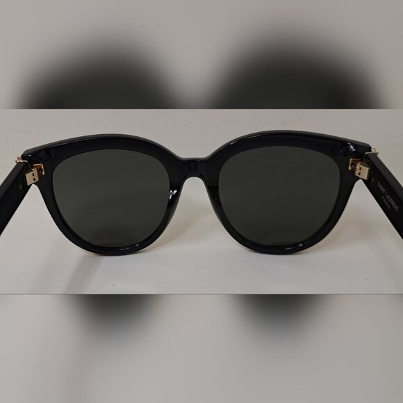 Saint Laurent Women\'s Sunglasses Black Gold YSL Temple Logo SL M29 003 52-21-140 main image 7